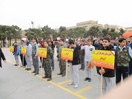 اعزام دانش آموران دبیرستان ماندگار البرز به اردو میدان تیر