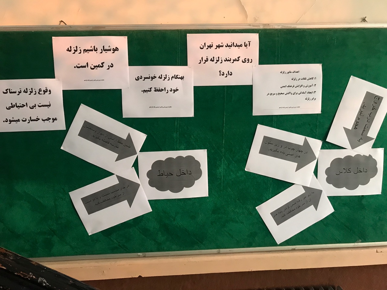 بیست و یکمین مانور سراسری زلزله و ایمنی در دبیرستان ماندگار البرز برگزار شد.
