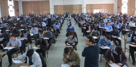 بازدید مسئولین امتحانات اداره کل آموزش وپرورش شهر تهران از دبیرستان ماندگار البرز