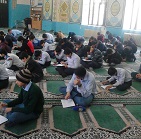برگزاری آزمون مرحله مدرسه ای مسابقات فرهنگی دوره اول دبیرستان ماندگار البرز